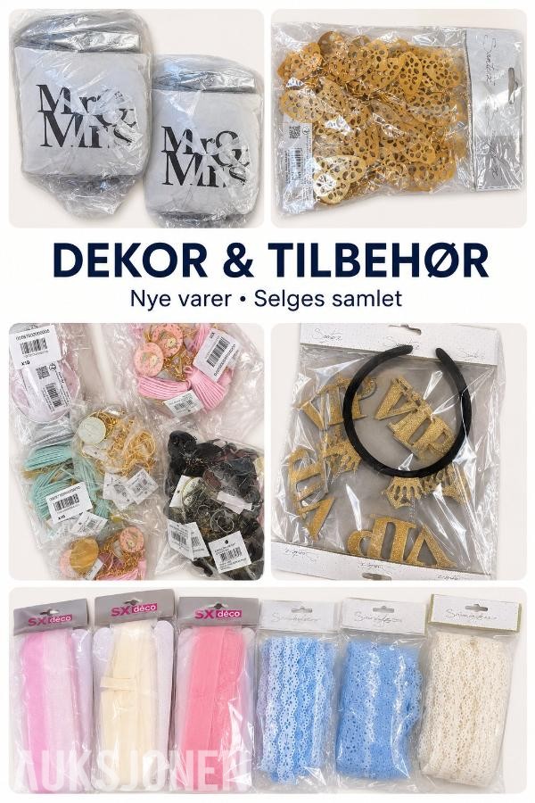Nytt restlager fra Frankrike – ballong- og festartikler